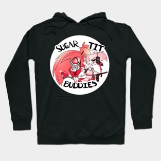 Sugar Tit BFFs Angel Dust and Cherry Bomb Sticker Hoodie